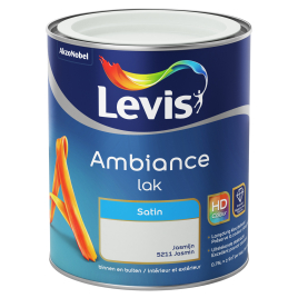 Peinture laque Ambiance Satin Jasmin 0,75 L LEVIS