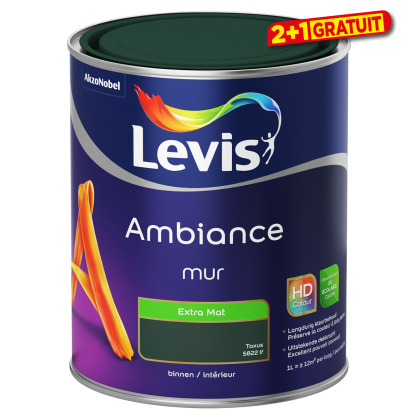 Peinture murale Ambiance Extra Mat If 1 L LEVIS