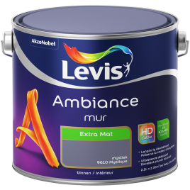 Peinture murale Ambiance Extra Mat Mystique 2,5 L LEVIS