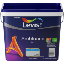 Peinture murale Ambiance Satin Jasmin 5 L LEVIS