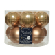 Boule de Noël camel Ø 6 cm 10 pièces DECORIS