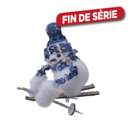 Bonhomme au ski à suspendre DECORIS