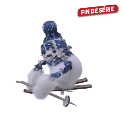 Bonhomme au ski à suspendre DECORIS