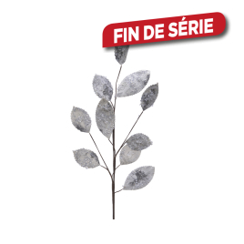 Branche pailletée avec perles 76 cm DECORIS