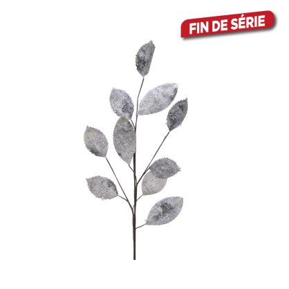 Branche pailletée avec perles 76 cm DECORIS