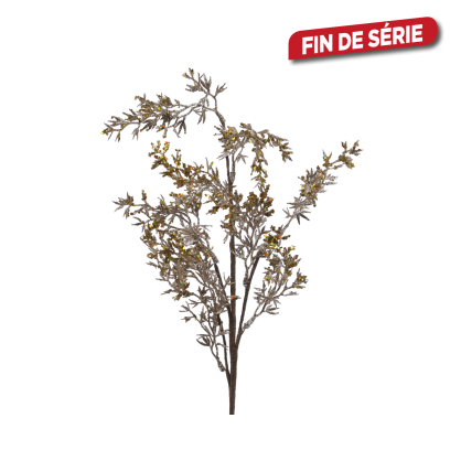 Branche dorée pailletée 70 cm DECORIS