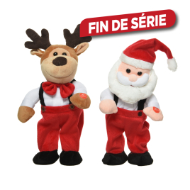 Figurine de Noël animée 32 cm DECORIS