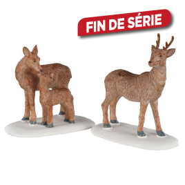 Set de figurines de cerfs 2 pièces LEMAX