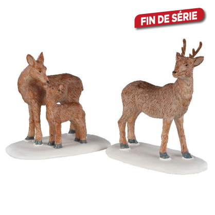 Set de figurines de cerfs 2 pièces LEMAX