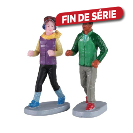 Set de figurines joggeurs 2 pièces LEMAX