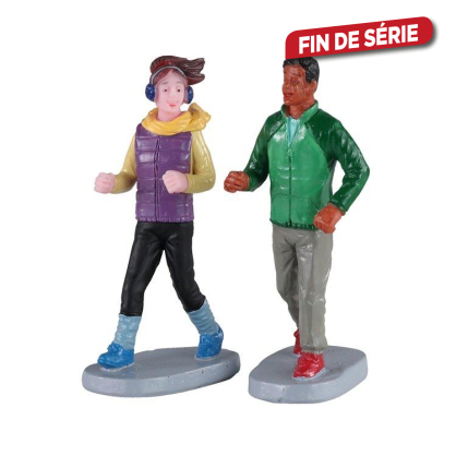 Set de figurines joggeurs 2 pièces LEMAX