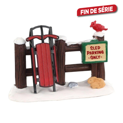 Figurine Sled Parking Only LEMAX