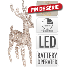 Renne métallique LED