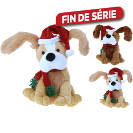 Peluche de chien animée 25 cm