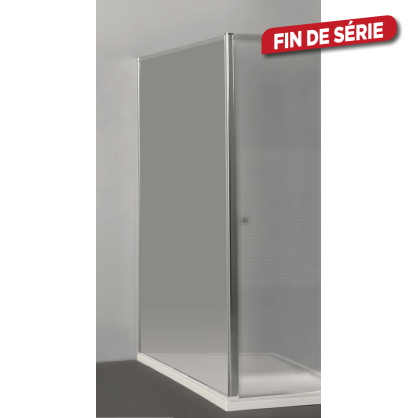 Paroi de douche fixe universelle à carreaux Priva 78 à 80 cm ALLIBERT