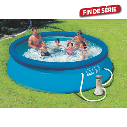 Piscine Easy Set avec accessoire de filtration Ø 4,57 x 1,22 m INTEX