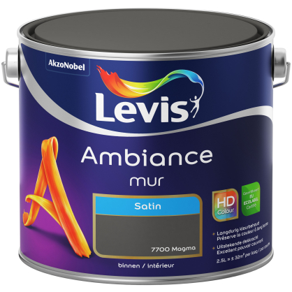 Peinture mur Ambiance Magma satin 2,5 L LEVIS