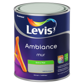 Peinture mur Ambiance Eucalyptus extra mat 1 L LEVIS