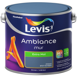 Peinture mur Ambiance Ouragan extra mat 2,5 L LEVIS