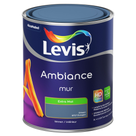 Peinture mur Ambiance Ouragan extra mat 1 L LEVIS