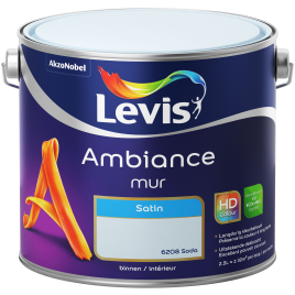 Peinture mur Ambiance Soda satin 2,5 L LEVIS