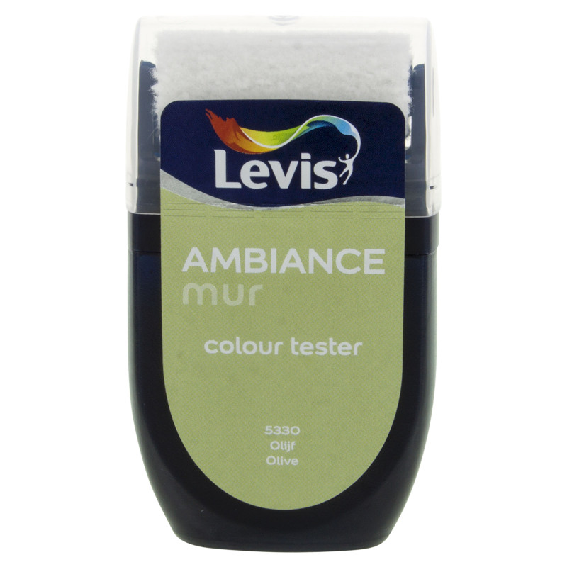 Testeur Peinture mural Ambiance olive 30 ml LEVIS