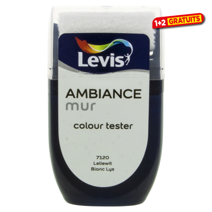 Testeur Peinture mural Ambiance blanc lys 30 ml LEVIS