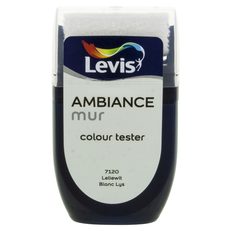 Testeur Peinture mural Ambiance blanc lys 30 ml LEVIS