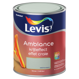 Peinture murale Ambiance effet craie Eucalyptus ultra mat 1 L LEVIS