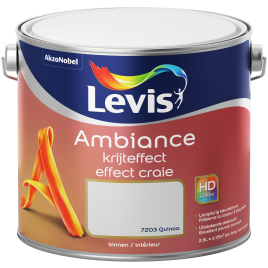 Peinture murale Ambiance effet craie Quinoa ultra mat 2,5 L LEVIS