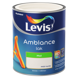 Peinture laque Ambiance Mat Vanille 0,75 L LEVIS