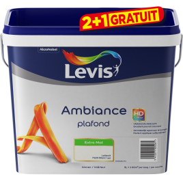 Peinture plafond Ambiance Blanc lys 5 L LEVIS