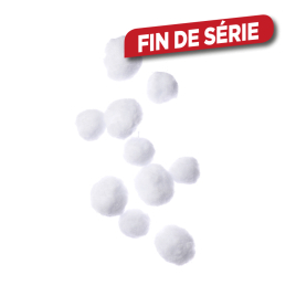 Guirlande de boules de neige 170 cm DECORIS