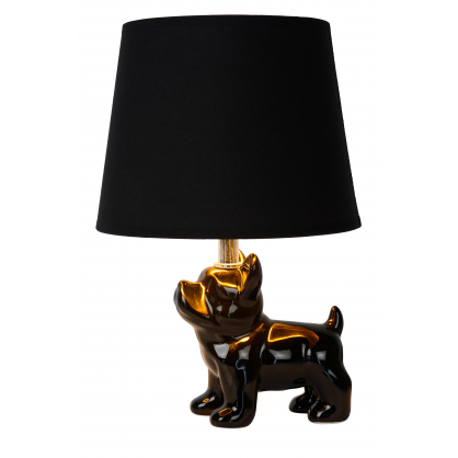 Lampe de table noire Sir Winston E14 40 W LUCIDE