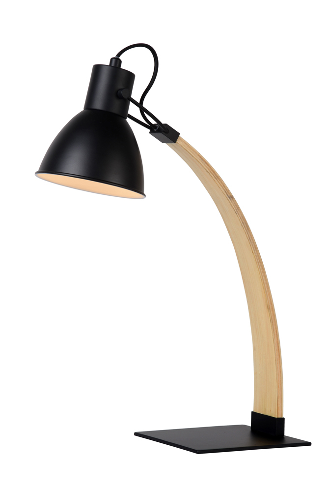 Lampe de bureau LED GILLY en métal noir