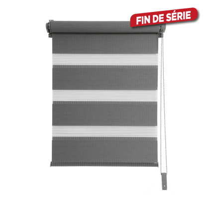 Store enrouleur Easy anthracite 82 x 190 cm MADECO