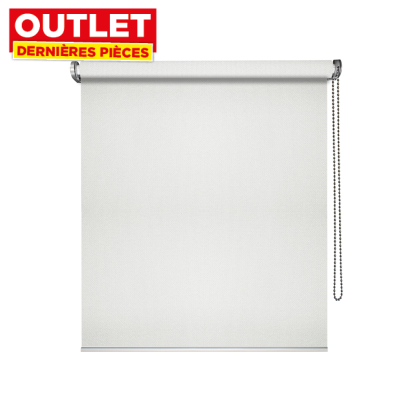 Store enrouleur occultant Must blanc 120 x 190 cm MADECO