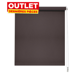 Store enrouleur occultant chocolat 120 x 190 cm MADECO