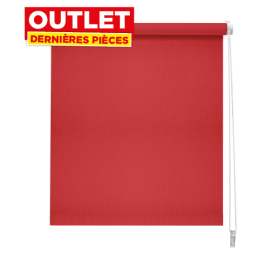 Store enrouleur occultant rouge 150 x 190 cm MADECO
