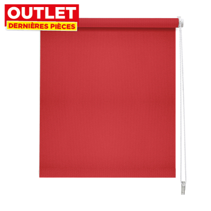 Store enrouleur occultant rouge 150 x 190 cm MADECO