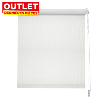 Store enrouleur tamisant blanc 100 x 190 cm MADECO