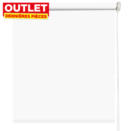 Store enrouleur tamisant blanc 60 x 190 cm MADECO