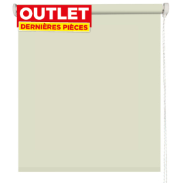 Store enrouleur occultant beige 60 x 160 cm MADECO