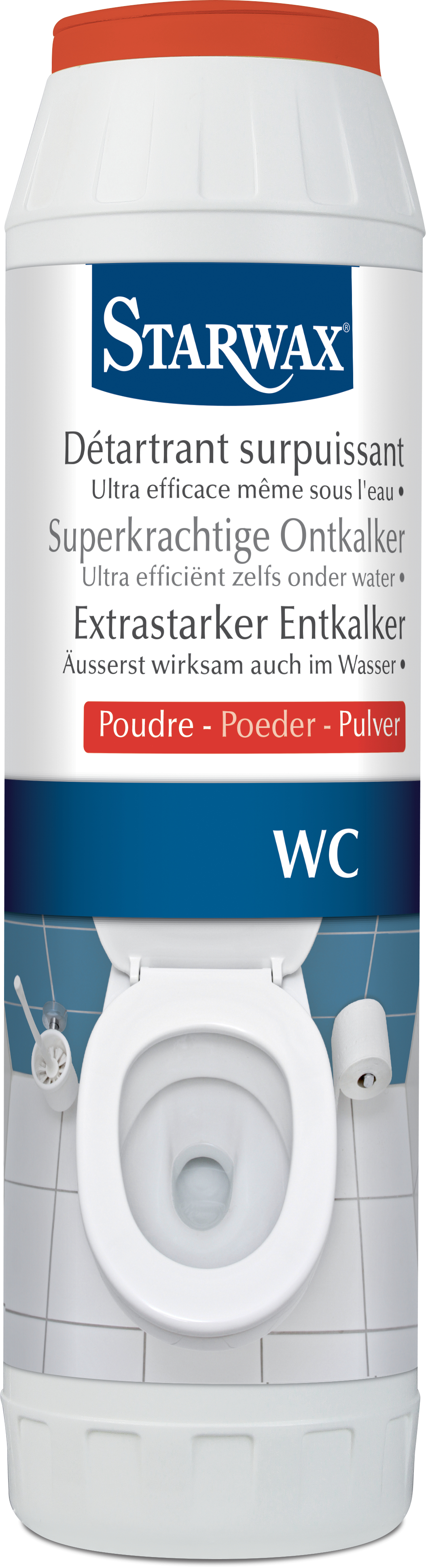 Starwax poudre détartrante surpuissante pour toilettes - 1KG