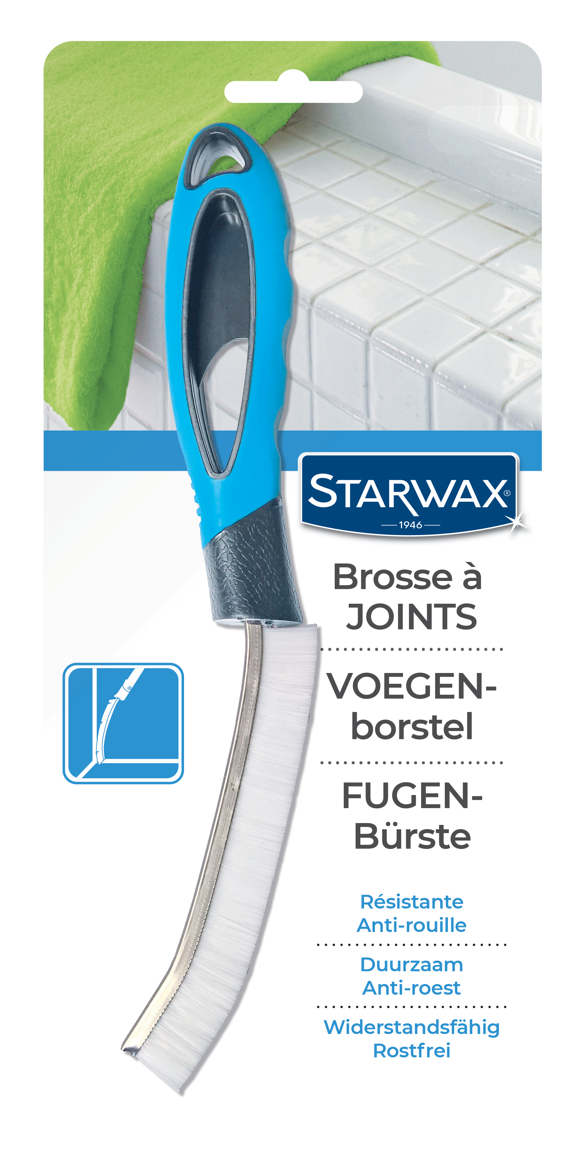 Brosse à joint pour carrelage STARWAX