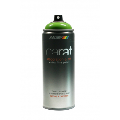 Peinture aérosol Carat Vert Lemon brillante 0,4 L MOTIP