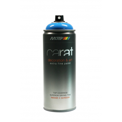 Peinture aérosol Carat bleue brillante 0,4 L MOTIP