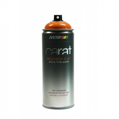 Peinture aérosol Carat Orangé Jaune brillante 0,4 L MOTIP