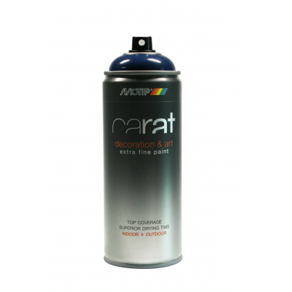 Peinture aérosol Carat Bleu Saphir brillante 0,4 L MOTIP