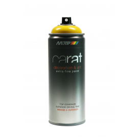 Peinture aérosol Carat Jaune Pâques brillante 0,4 L MOTIP